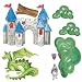 Wallies 15200 Medieval Times Wallpaper Mural, 2-Sheet