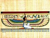 Isis Goddess Kingship Authentic Handcrafted Ancient Egyptian Papyrus
