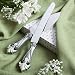 Fleur De Lis Collection -Wedding Cake Knife And Server Set