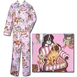 The Cat's Pajamas Best of Show Dogs Non-Flannel Pajama in Pink