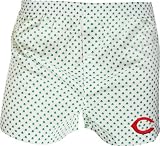 Cincinnati Reds Ladies Red Mocha Flannel Shorts