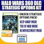 HALO WARS FOR XBOX 360 WITH 1600 XBOX LIVE POINTS CARD FOR STRATEGIC OPTIONS DOWNLOADABLE CONTENT (DLC) + FREE COMPLIMENTARY SUPER DEAL MICRO FIBER CLEANING CLOTH