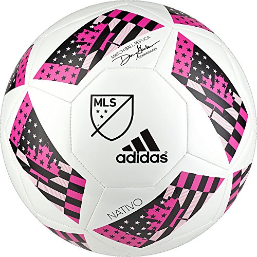 adidas Performance 2016 MLS Glider Soccer Ball Girl Pink Size 5 New