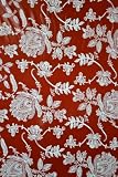Designerliners Red Toile Pattern Stylish Biodegradable Plastic Trash Bags - Eco Friendly Green Home Accent - For Bedroom, Den, Kitchen, Bathroom. - "Dress the Mess!" - 12 Pack - 7-10 Gallons - 24 by 24 - USA Made