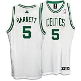 Kevin Garnett Boston Celtics #5 Authentic Adidas NBA Basketball Jersey (White)