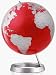 Hema Maps ATGFCVRO Atmosphere Vision Red Tabletop Globe