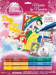 Marker By Number Disney Princess Poster Pack