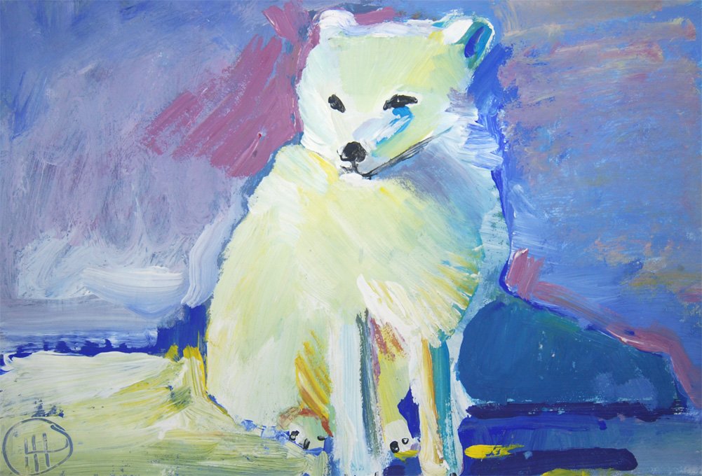 Amazon.com Art: Arctic Fox : Oil : Heidi Hardin Amazon.com Art: Arctic Fox : Oil : Heidi Hardin