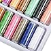 Wisehands 39 Spools Rainbow Polyester Sewing Thread Box Kit Set for Quilting Stitching and Hand Sewing Multicolor