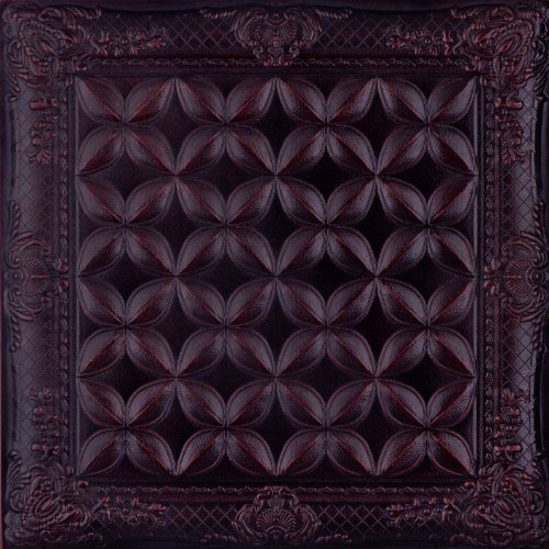 DCT LRT05 Faux Leather Ceiling Tile - Dark Cherry Best Buy Ceiling Tiles
