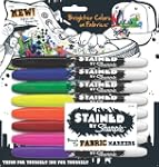 Stained by Sharpie Brush Tip Fabric M...