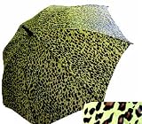 Punk Rock Retro LEOPARD PRINT Collapsible Rain Umbrella