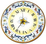Ricco Deruta Italian Ceramic Wall Clock
