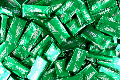 Andes Creme de Menthe Thins 240 Piece Jar