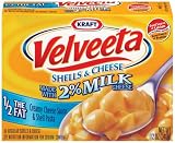 Velveeta Shells and Cheese with 2 Percent Milk, 12-Ounces (Pack of 6)