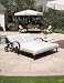 Chaise Lounge Cushion Cover - Grand Size / Extra Luxury Length - 100% Genuine Turkish Cotton