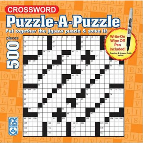 FX Schmid Crossword Wipe-Off Puzzle, 500pc