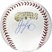 Javier Lopez Autographed 2007 World Series Baseball
