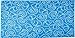 Arus Jacquard Woven Turkish Terry Cotton Beach Towel, Shells, Blue, 28x55