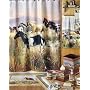 Hautman Band of Thunder Shower Curtain