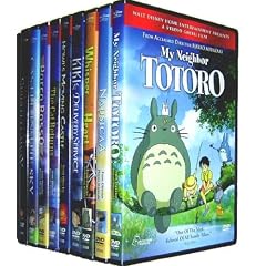 The Best of Miyazaki Collection (9 Pack) ~ My Neighbor Totoro / Nausicaa Of The Valley Of The Wind / Whisper of The Heart / Kiki's Delivery Service / Howl's Moving Castle / The Cat Returns / Porco Rosso / Castle In The Sky / Spirited Away (9 films, 18-DVDs, 956-minutes)