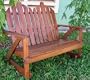 Adirondack Double Rocking Chair (Stained Acacia) (41.25"H x 48.5"W x 33.5"D)
