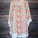 Sannysis Women Printed Chiffon Shawl Kimono Cardigan Tops Cover Up Blouse