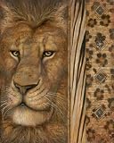 Africa's Tapestry FINEST BRAND CANVAS Print With Added Heavy BRUSHSTROKES Ruane Manning 16x20