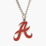 University of Alabama Crimson Tide NCAA College Sports Team Chain Necklace and Enameled Pendant Sports Team Logo