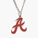 University of Alabama Crimson Tide NCAA College Sports Team Chain Necklace and Enameled Pendant Sports Team Logo