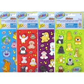 Webkinz Stickers Set of 4 (Feature Code in Each Pack)