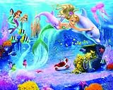 Walltastic Mermaids Meerjungfrau Wandbild Designer Fototapete