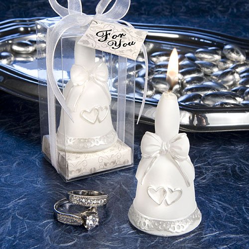 Wedding Bells Collection candle favor (Set of 6)