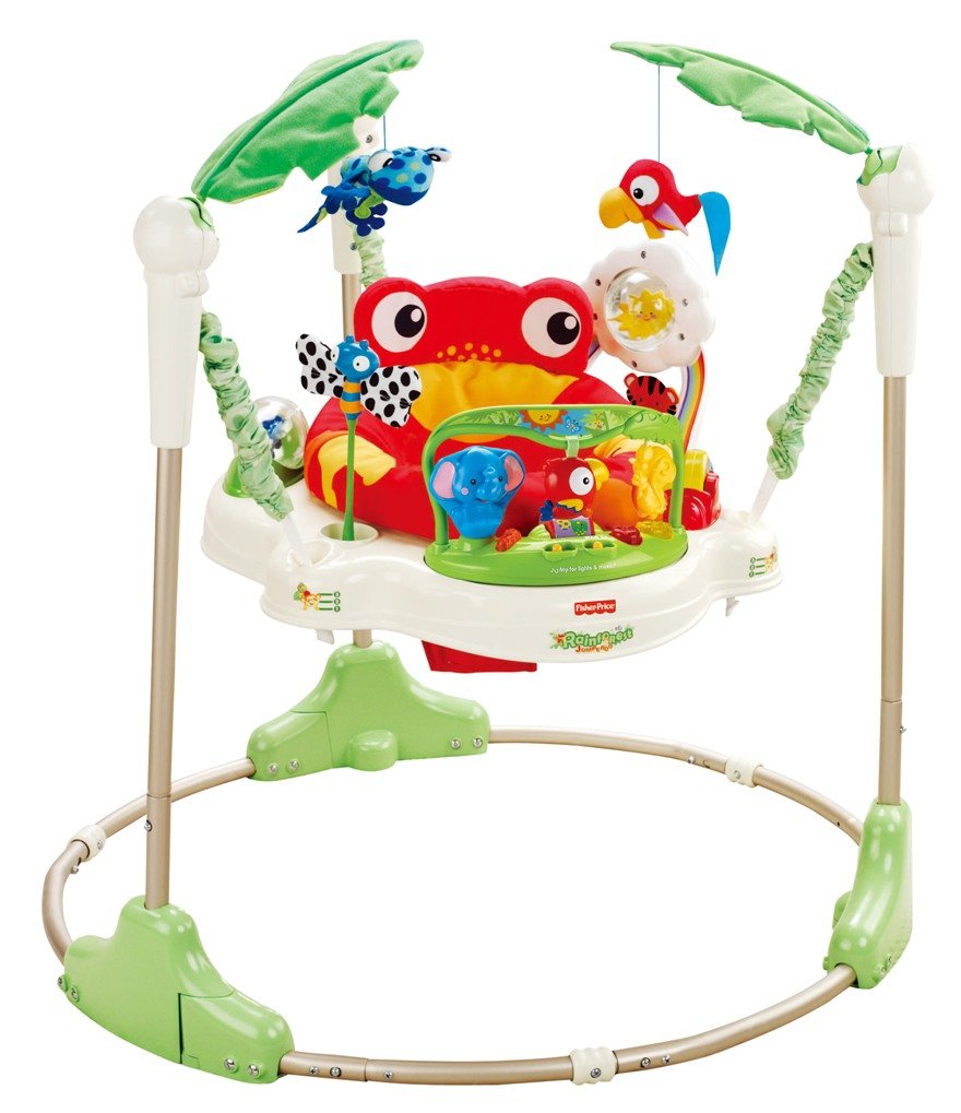 NEW Fisher Price Baby Rainforest Jumperoo Activity Bouncers Toy Lights