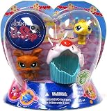 Littlest Pet Shop Exclusive Valentines Day 2Pack Bumblebee & Dog with Cupcake
