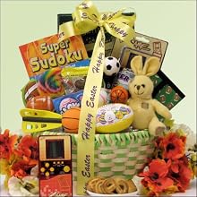 Game Time: Easter Gift Basket for Boys Ages 6 to 9 years