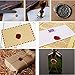 Yoption Sealing Wax Sticks with Wicks Antique Fire Manuscript Sealing Wax for Wax Seal Stamp (Light Golden)
