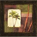 Palm Trees B Wall Art - 11x11"