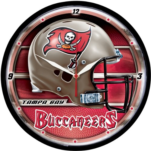 NFL Tampa Bay Buccaneers Round Clock