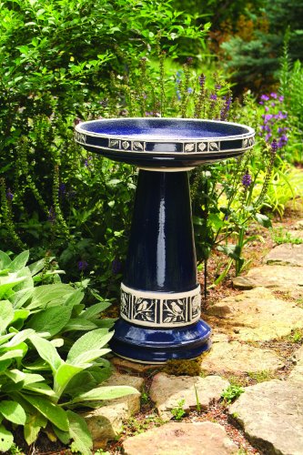 Burley Clay Zanesville Blue Glazed Bath Set On Sale