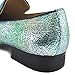 Men Genuine Leather Mens Metallic Textured Slip-on Loafers Shoes