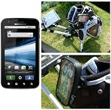 Buybits Golf Bag Clip Phone Mount with All Weather Case for Motorola Atrix SmartPhone