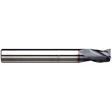 Niagara Cutter C330M Carbide End Mill, General Purpose, AlTiN Coated, 3 Flutes, Square End