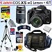 Canon Digital Rebel XS 10.1MP Digital SLR Camera (Black) with EF-S 18-55mm f/3.5-5.6 IS Lens & EF 75-300mm f/4-5.6 III Telephoto Zoom Lens + 8GB Deluxe Accessory Kit