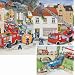 Ravensburger 08909 - Bei der Feuerwehr, 2 x 20 Teile Puzzle