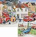 Spielwaren : Ravensburger 08909 - Bei der Feuerwehr, 2 x 20 Teile Puzzle