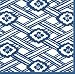 Caspari Set of Two Kiku Blue Cocktail Napkins packages, 20 per package