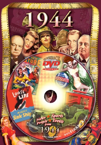 1944 Flickback DVD Greeting Card: Birthday Gift or Anniversary Gift