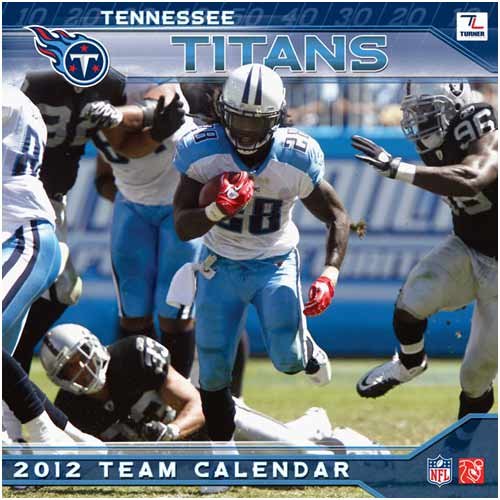 Turner Tennessee Titans 2012 12 x12 Wall Calendar