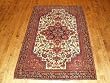 Handmade Persian Antique Feraghan Sarouk Rug 3'5"x4'9"